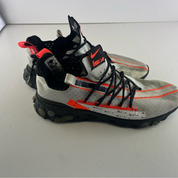 Mens Nike React ISPA Ghost Aqua CT2692-400 pre owned Size 11 Runner Mid - Picture 4 of 15